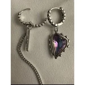 【Justine Clenquet】国内発送★Heart Crystal Earrings Justine Clenquet Heart Crystal Earrings | Shopbop